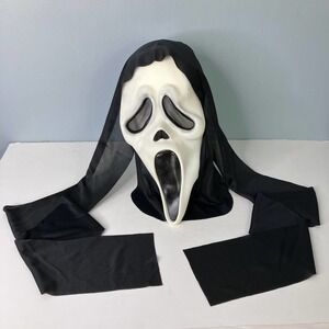 Easter Unlimited Scream Ghostface Mask Long Separate Shroud No Glow Fun World